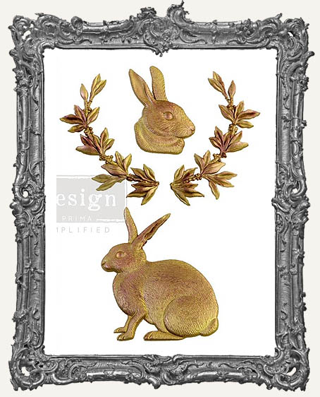 Redesign Mould 1 pc 8mm thickness MEADOW HARE 5 x 8