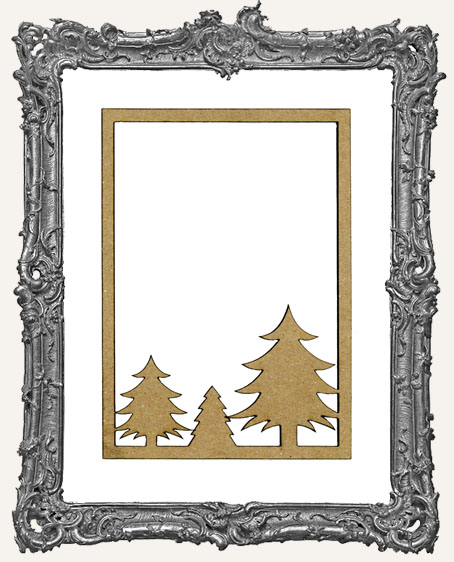 ATC Frame - Christmas Trees