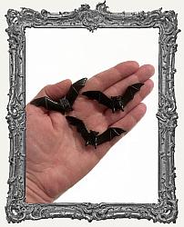 Miniature Black Plastic Bat - Vintage New Old Stock - 1 Piece