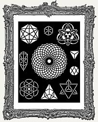 Stamperia Stencil - Cosmos Infinity Symbols
