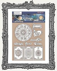 Stamperia Cling Stamp Set - Cosmos Infinity - Zodiac