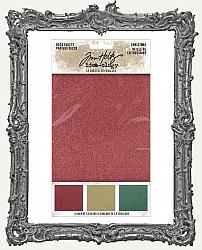 Tim Holtz - Idea-ology - 2022 Christmas Deco Sheets - Traditional Colors