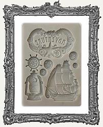 Stamperia A6 Silicone Mould - Songs Of The Sea Adventure