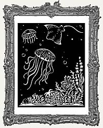 Stamperia Stencil - Songs Of The Sea - Jellyfish