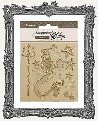 Stamperia Decorative Chips - Songs Of The Sea - Mermaid