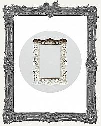 Small Grey Silicone Mold - Mini Ornate Rectangle Frame