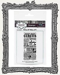 Creative Expressions Cling Mounted Rubber Stamp by Andy Skinner - Roll Up Circus Stamp