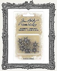 Tim Holtz - Idea-ology - 2021 Christmas Adornments - Rhinestone Snowflakes