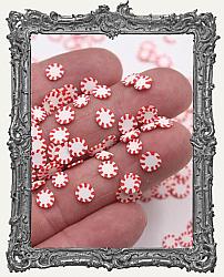 Miniature Peppermint Candies - Red and White - 10 Pieces