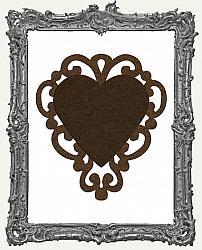 Mixed Media Creative Surface Board - Layered Ornate Heart