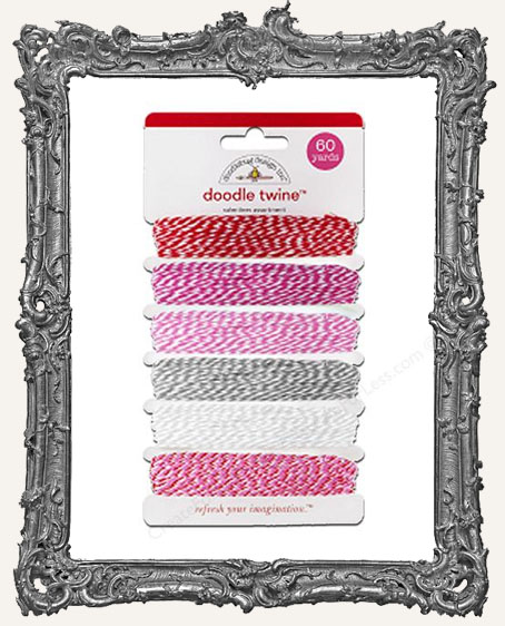 Doodle Twine Sweet Cakes Assorted Valentine Bakers Twine 6pc
