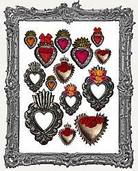 Milagro Heart Paper Cuts - Set 4