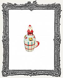 Miniature Christmas Cupcake Santa Mug