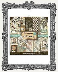 Stamperia Double-Sided Paper Pad 8X8 - Alchemy