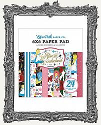 6X6 Echo Park Double-Sided Paper Pad - Alice In Wonderland