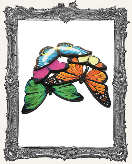 Layered Butterfly Masonite and Paper Cut Set