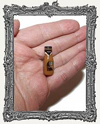 Miniature Resin Bottle of Mocha Iced Popular Coffee - 1 Piece