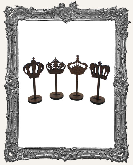 MINI Crown Sticks Stand Ups Set of Four