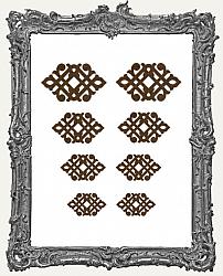 Ornate Decoration Cut-Outs - Style 1 - 8 Pieces