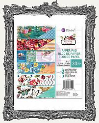 Prima Marketing Double-Sided Paper Pad - 6 x 6 - Painted Floral