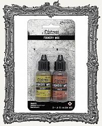 Tim Holtz Distress - Foundry Wax - Kit 1 - Gilded and Mined