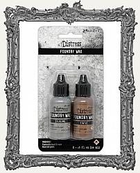 Tim Holtz Distress - Foundry Wax - Kit 2 - Sterling and Statue
