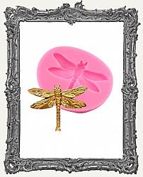 Small Pink Silicone Mold - Large Dragonfly