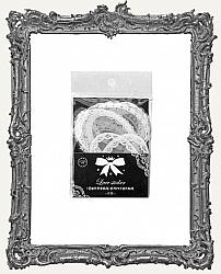 Clear Die Cut Lace Stickers - Pack of 30 - Oval Frames