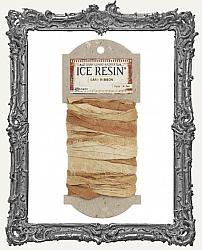 Ice Resin Silk Sari Ribbon - Natural