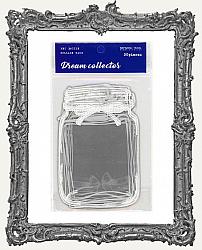 Clear Die Cut Container Stickers - Pack of 20 - Jars and Cloches