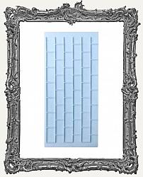 Small Blue Silicone Texture Mat Mold - Brick