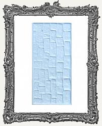 Small Blue Silicone Texture Mat Mold - Textured Bricks