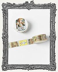 Alice in Wonderland Collection - Washi Tape Roll 20mm - Alice Postage