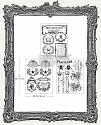 Prima Marketing Re-Design Small Middy Decor Transfers 3 Sheets - French Labels