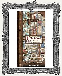 Stamperia Collectables Double-Sided Paper Pad 6X12 - Vintage Library