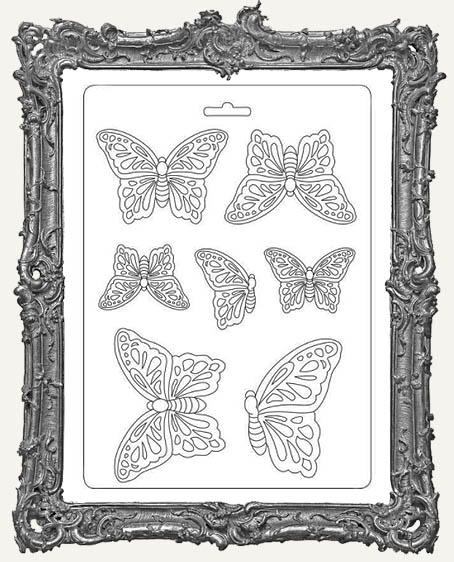 Stamperia A4 Soft Maxi Mould - Butterflies