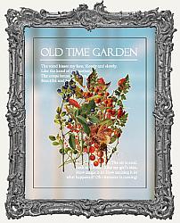 Clear Die Cut Old Time Garden Stickers - Pack of 40 - Berries