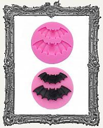 Small Pink Silicone Mold - Bats