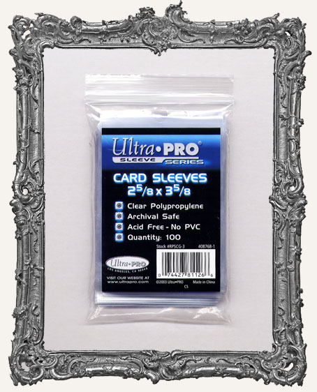 100 Ultra Pro Clear ATC Sleeves