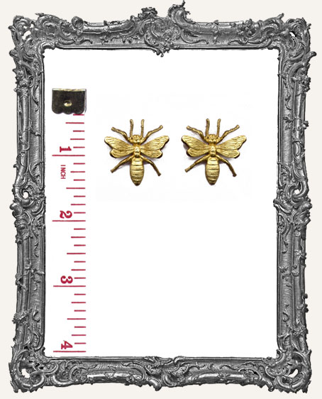 Brass Bees - Set of 2