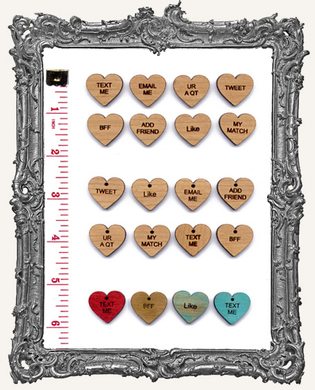 CURRENT Candy Heart Charms - Pack of 8