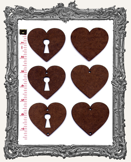 Heart Keyholes - Large