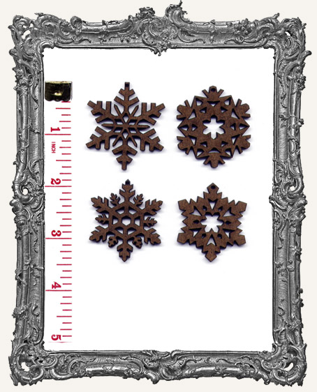 Snowflake Charms - Set of 4