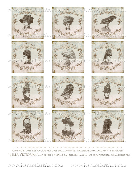 Bella Victorian Collage Sheet